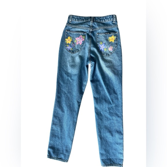 Rolla’s High Rise Relaxed Painted Pockets Light Wash Size 26 - Picture 3 of 6